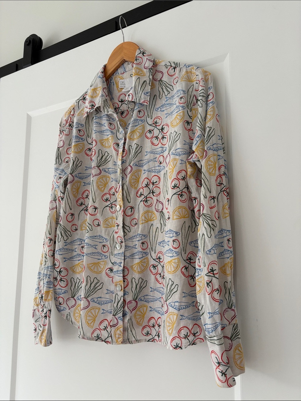 C&C California Linen Blouse - Picture 3 of 6